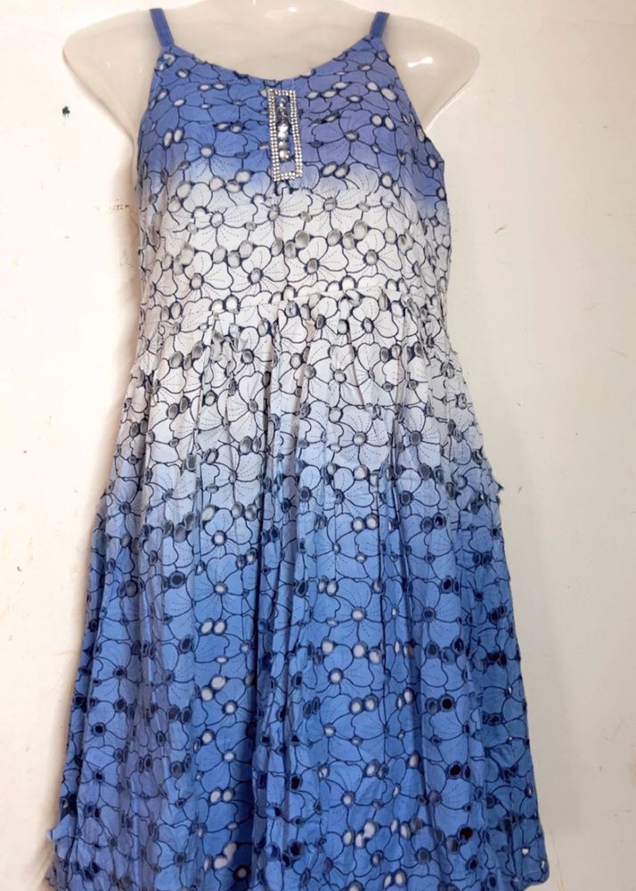 Blue Lace Sundress