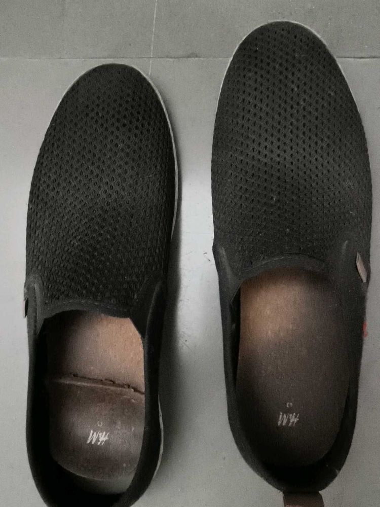 Men's H&amp;M Black Slip-On Loafers