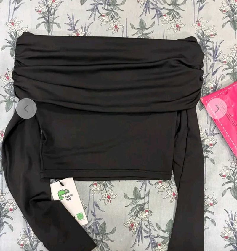 newme off shoulder top