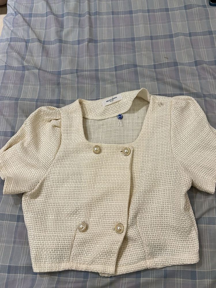 Creame colour top