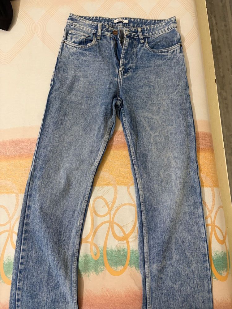 Freakins Blue Wide Leg Jeans