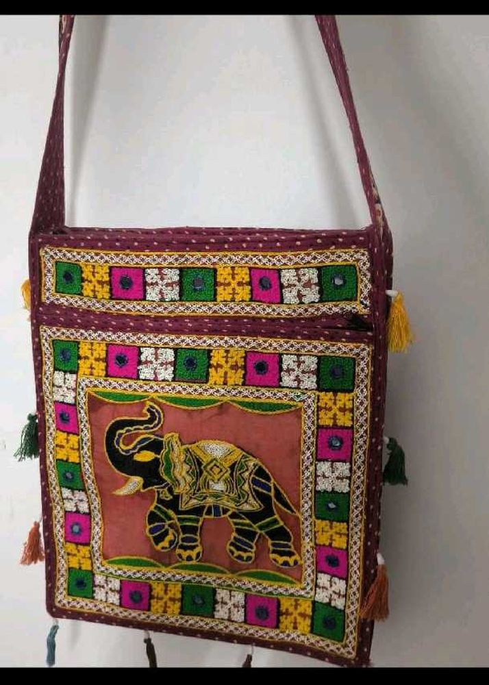 Boho Elephant Sling Bag