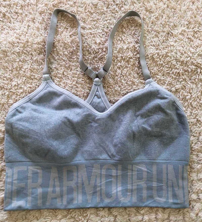 Under Armour Gray Sports Bra for Girls