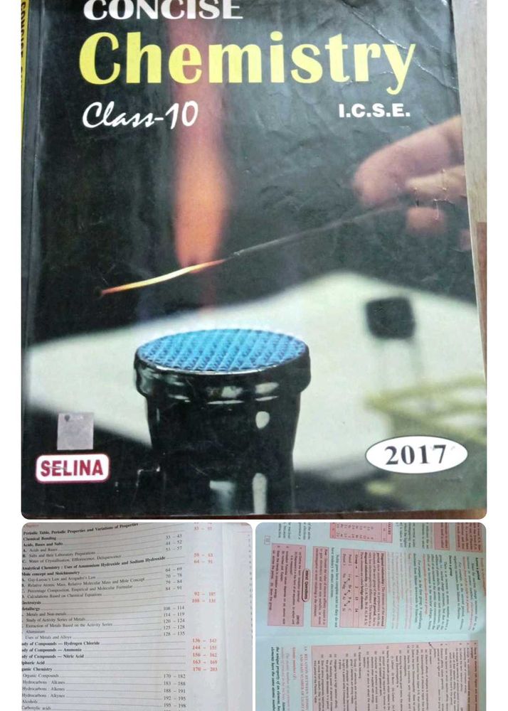 Concise Chemistry Class 10 ICSE 2017