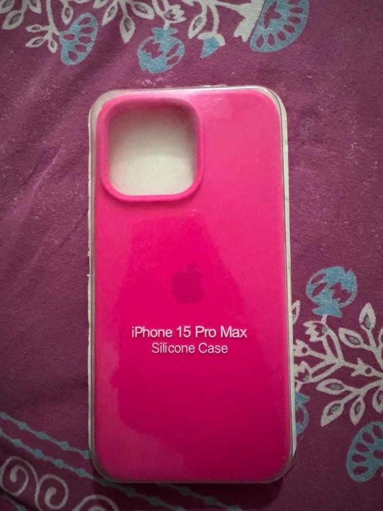 iPhone 15 Pro Max Silicone Case - Pink