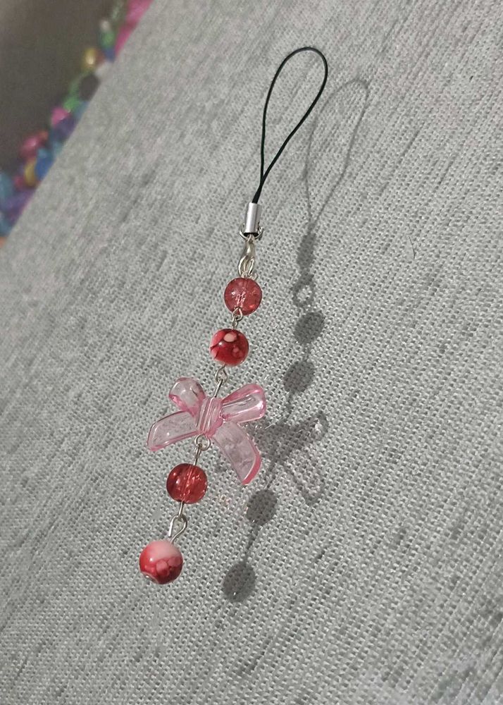 Cute Bow Keychain/phone Charm