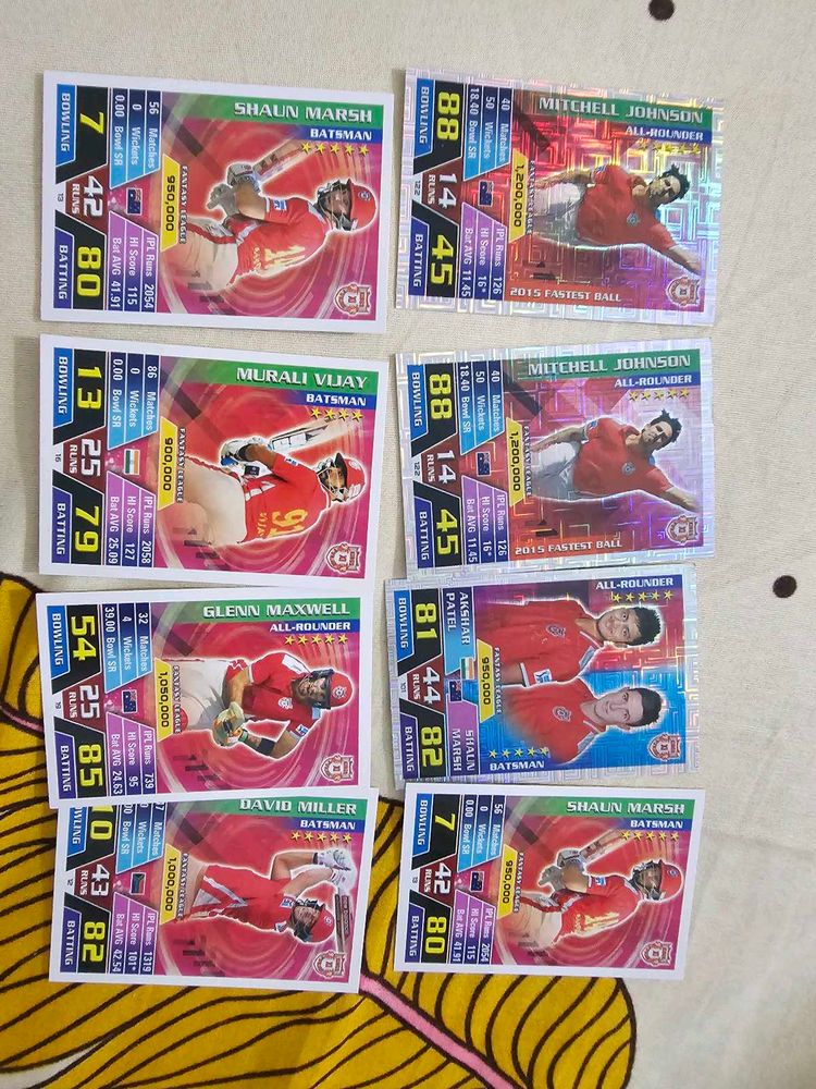 Topps 2016 cricket attax set IPL