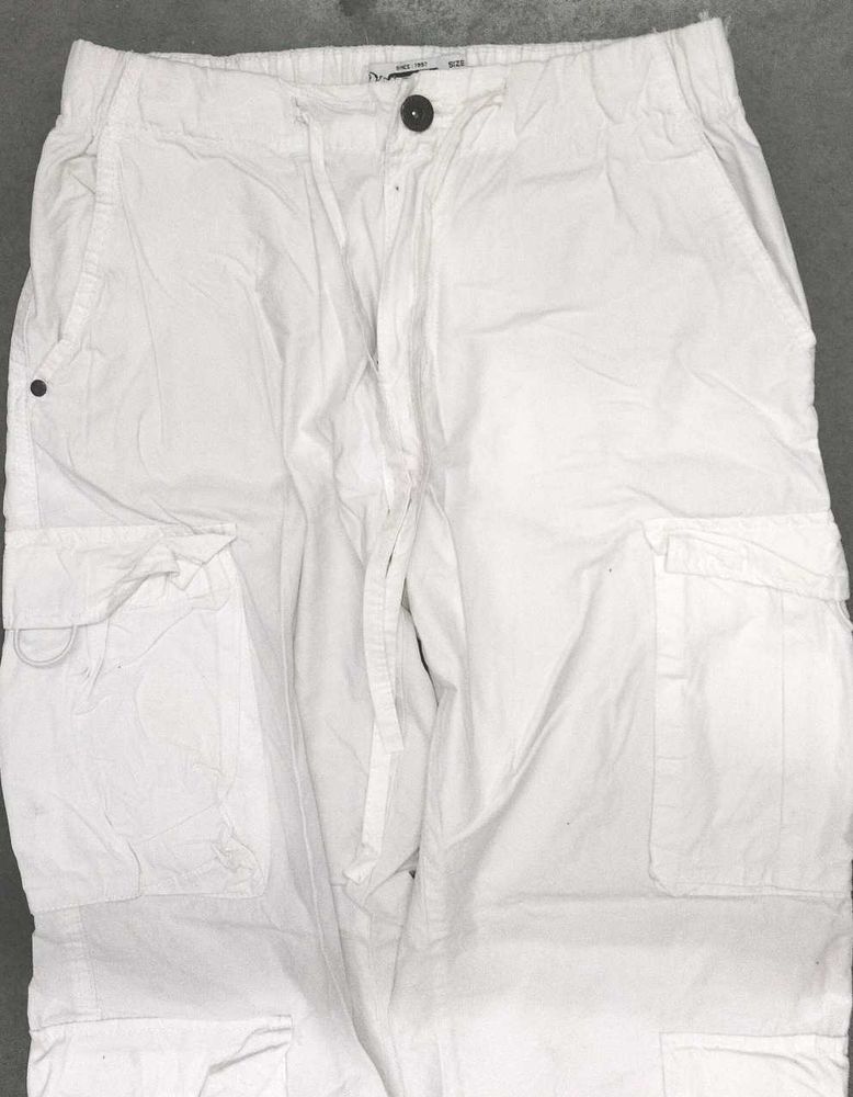 White Parachute Pants