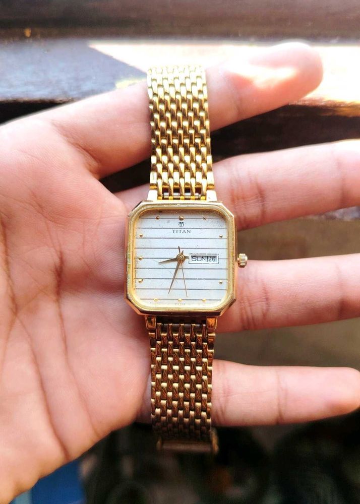 Titan Gold Watch
