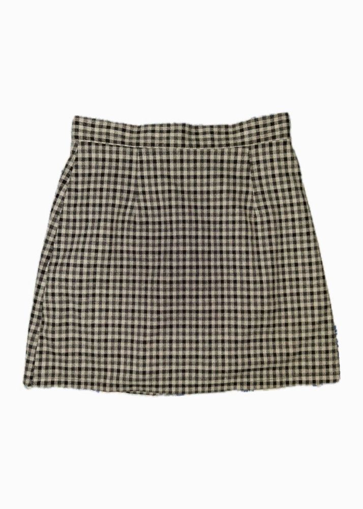 Gingham Mini Skirt