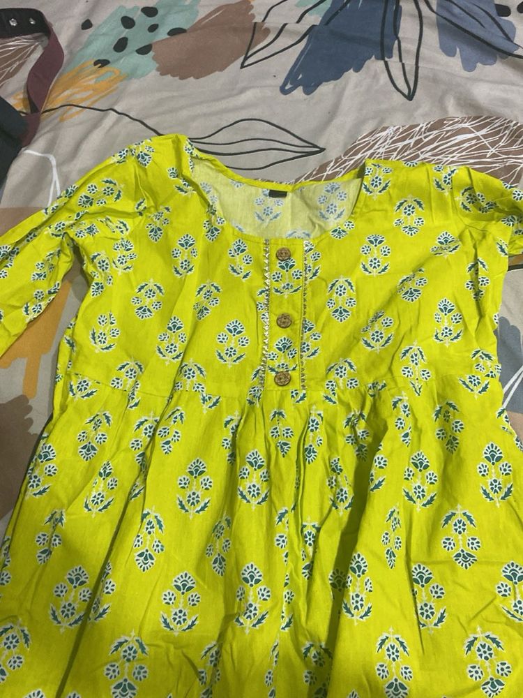 Short Printed Kurta