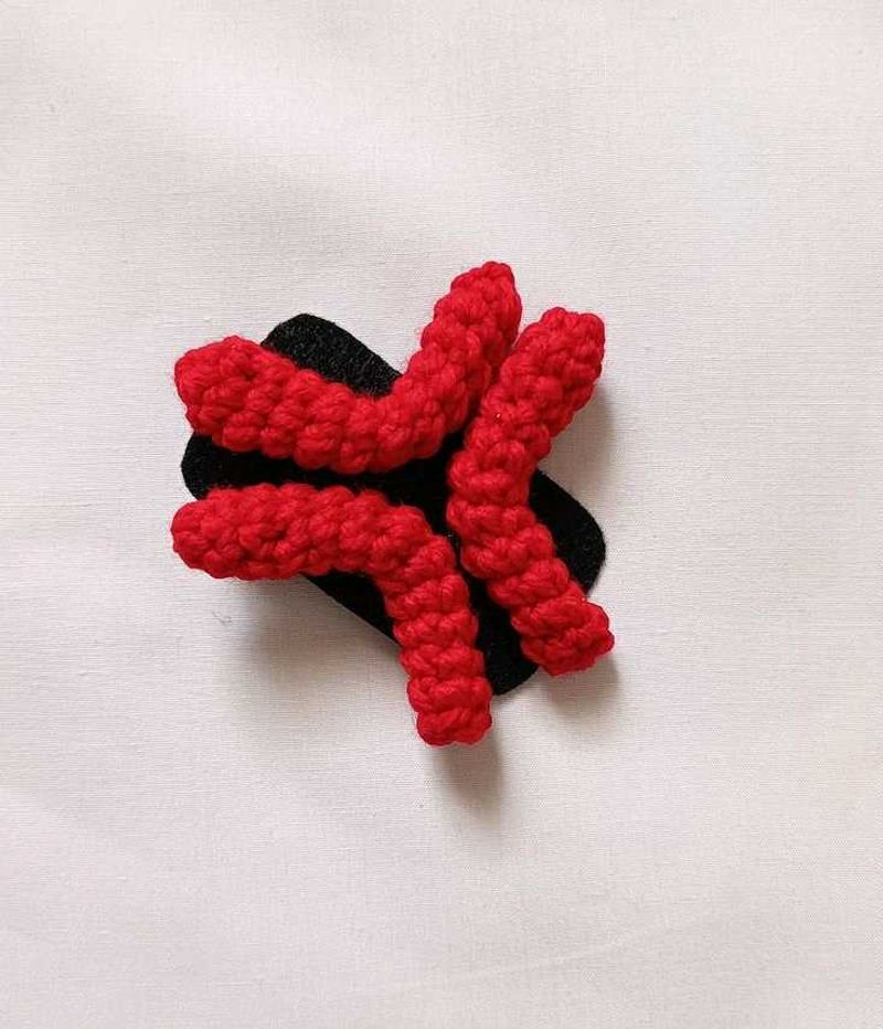 Handmade Crochet Hair Clip