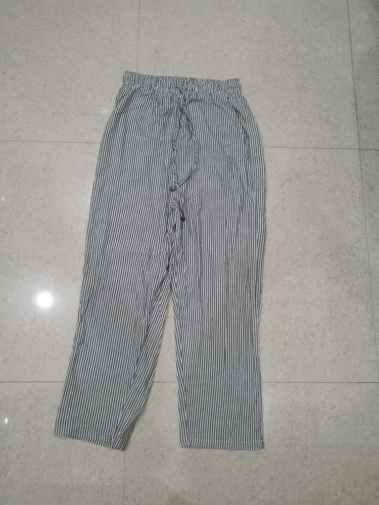 Black and White Cotton Pajama.
