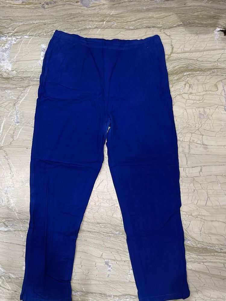 Royal Blue Comfortable Palazzos