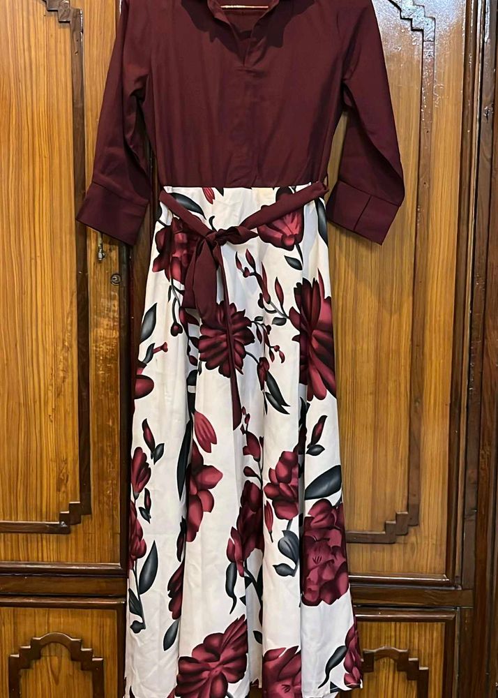 Floral Print Maxi Dress