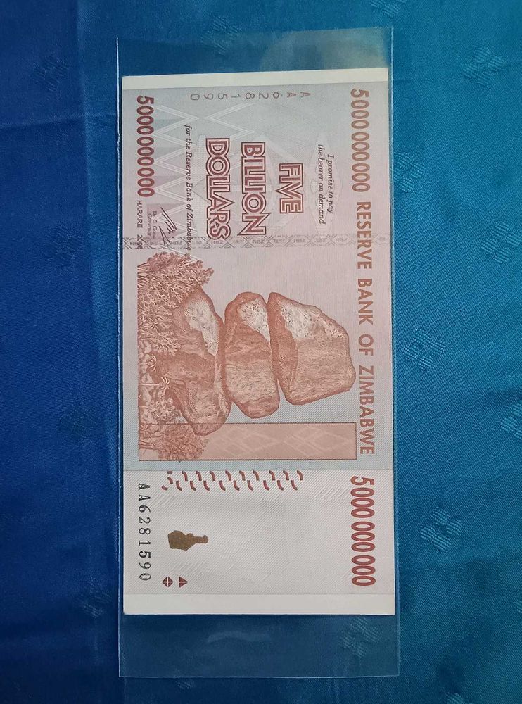 5 Billion Dollar Note - Become A Real Billionaire