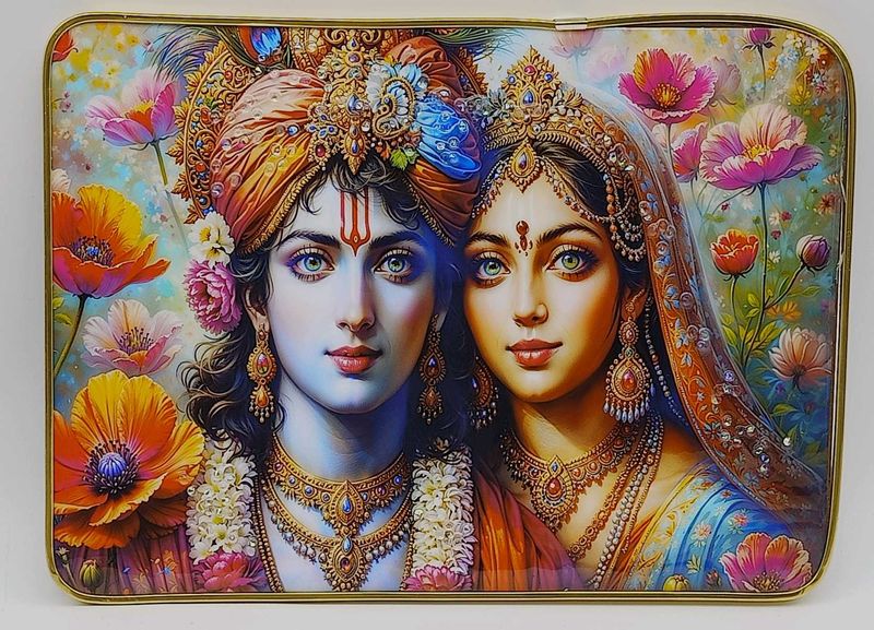 Golden Framed Wall Decor 2pc
