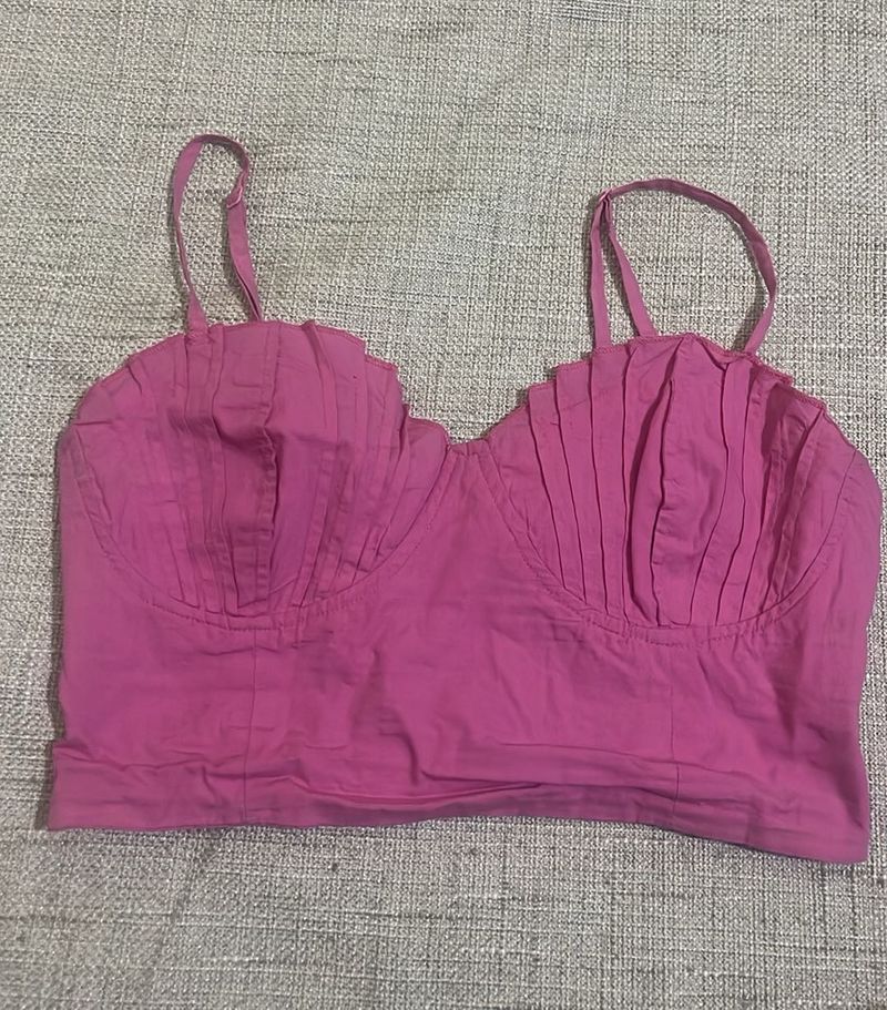 pink crop top 🎀💕