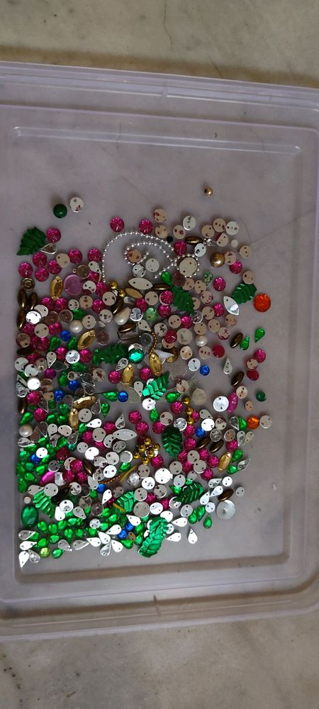 unique mixed stone nd beads