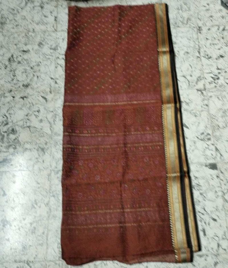 Elegant Maroon Saree