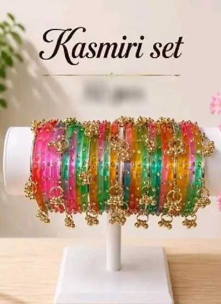 Trending Colorful Rhinestone Bangles set
