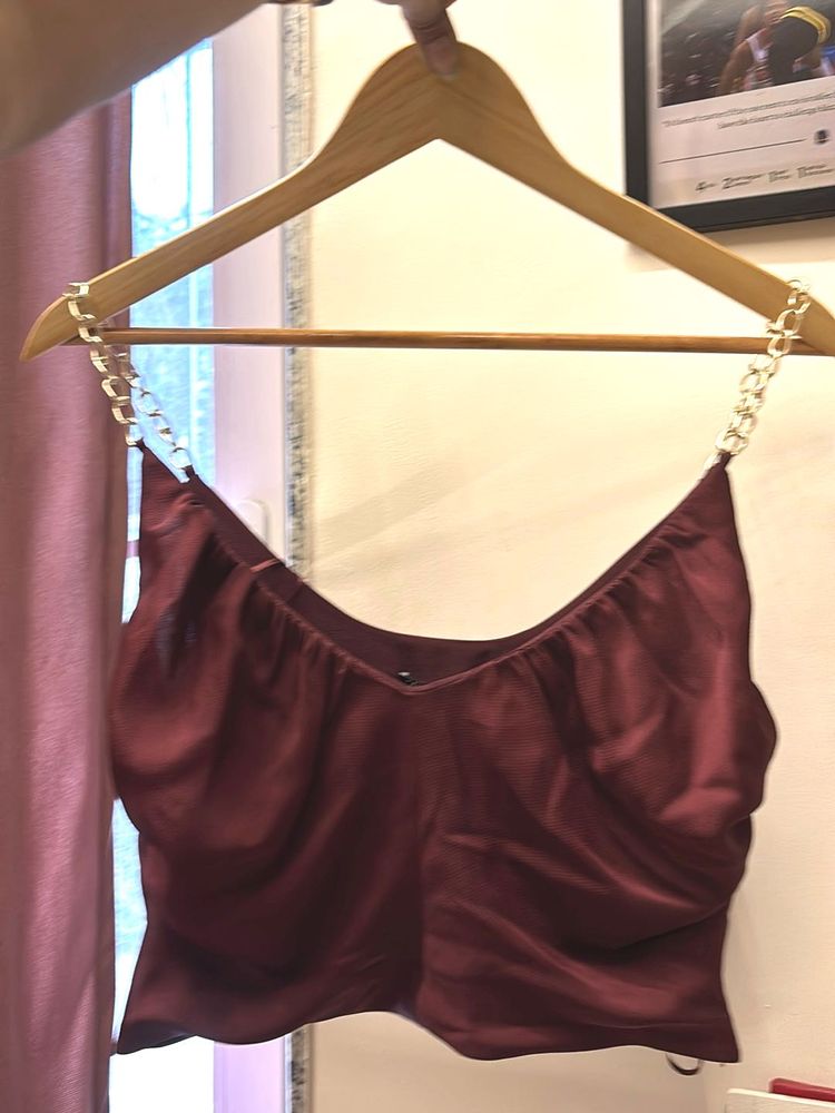 Maroon Cami Top