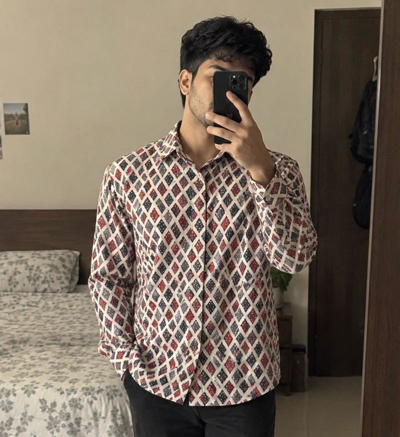 Stylish Printed Cotton Kurta