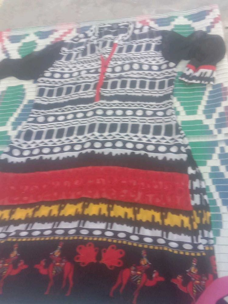 Unique Printed Kurta