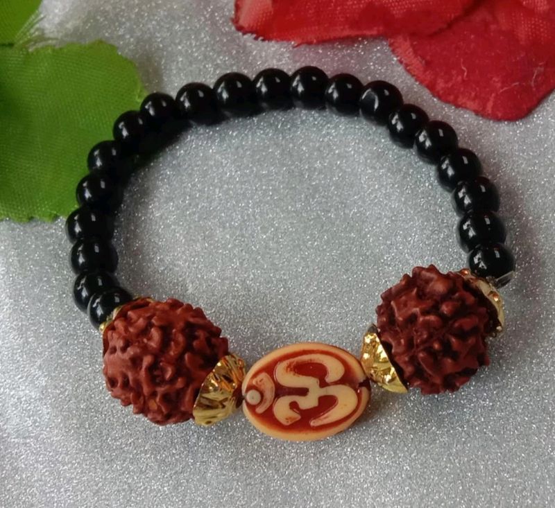 Om Rudraksha Bracelet