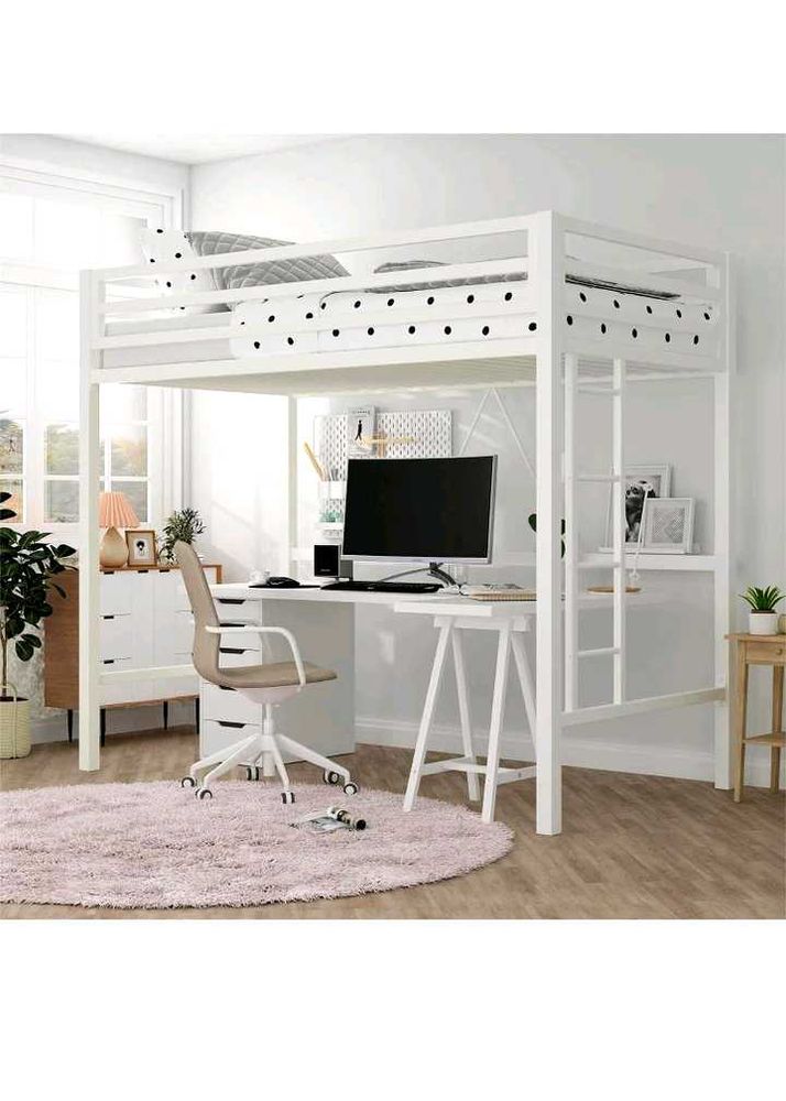Loft Bed with Integrated Desk
