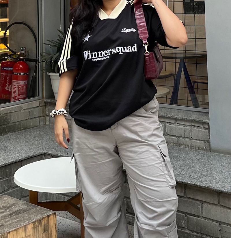 Savana Black "Winnersquad" Graphic T-Shirt