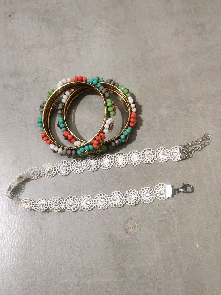 Beautyful Bangals And Chocker Assured Freebie