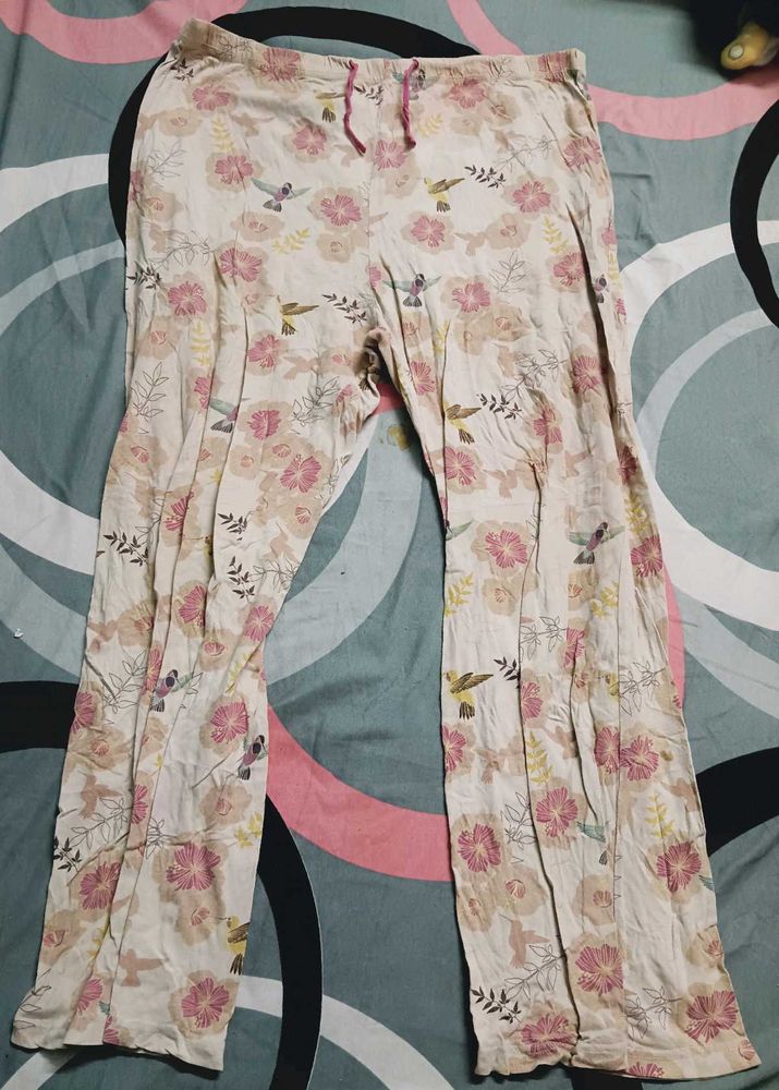 Floral Print Pajama Pants