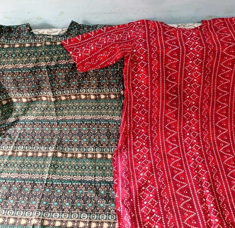 Stylish Printed Kurtas (Set of 2)