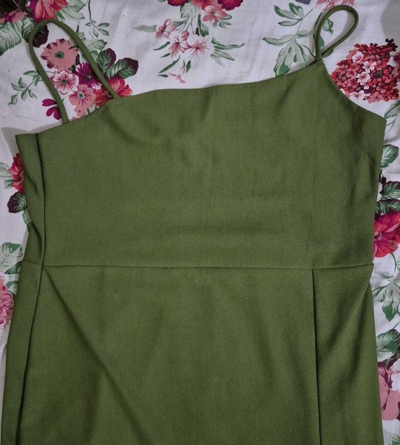 Olive Green Bodycon Dress