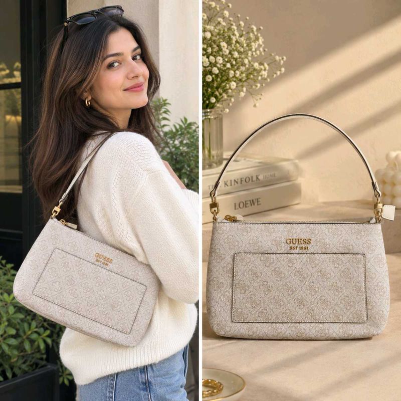 Guess Monogram Shoulder Bag