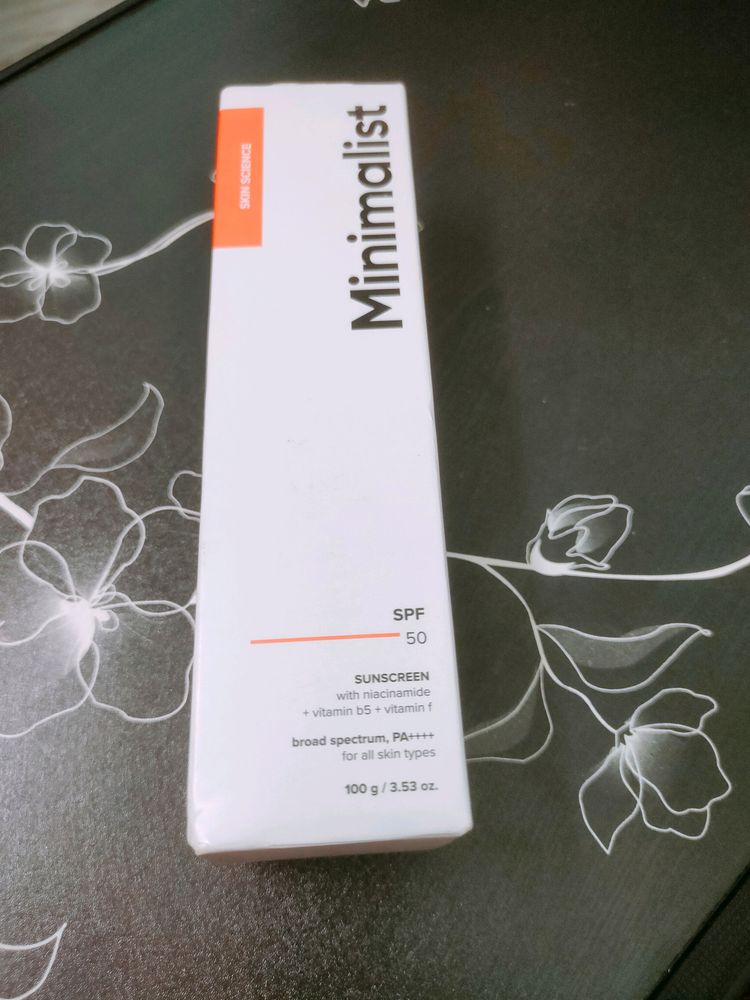 Minimalist Sunscreen
