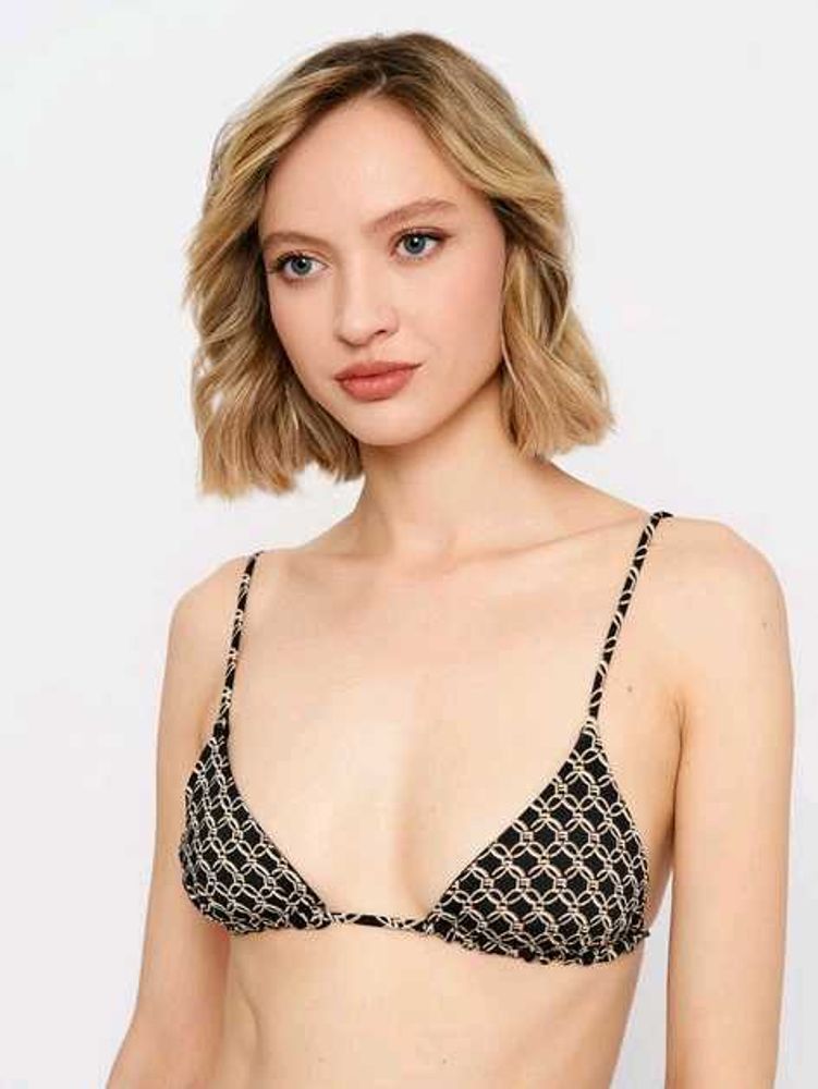 9810. Stylish Triangle Bikini Top