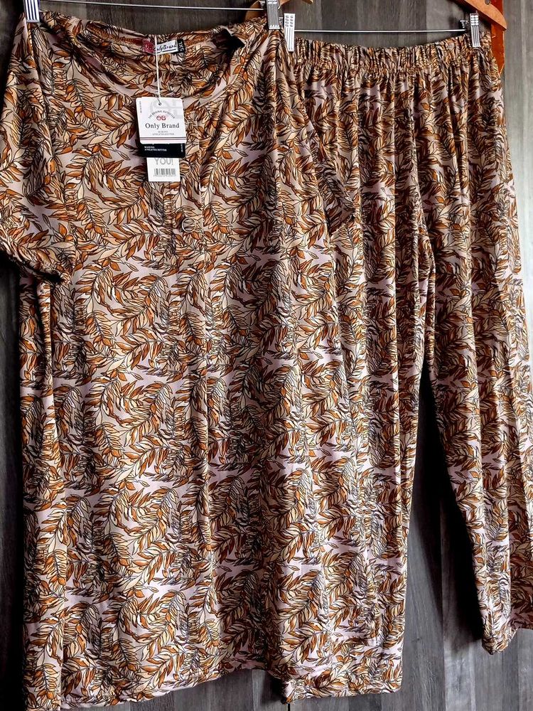 co-ords &amp; night suit with Leaf Print