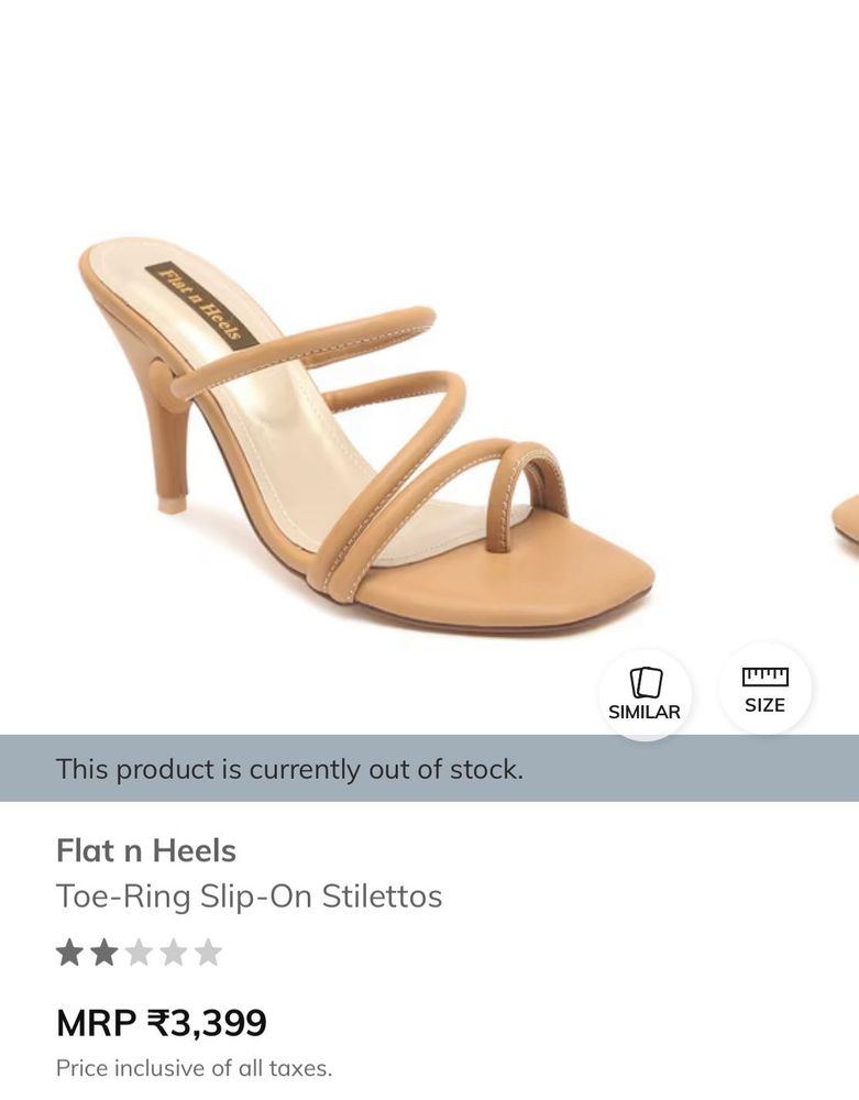 Toe Ring Slip On Stilettos