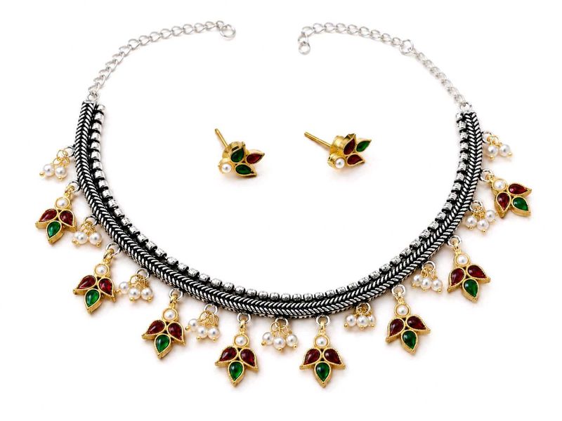 Elegant Ethnic Necklace &amp; Earring Set
