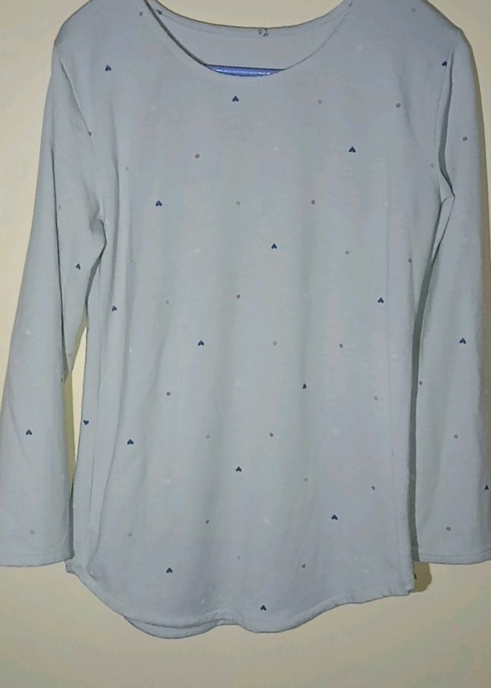 Sky Blue 💙 Very Soft Full Sleeves Tshirt