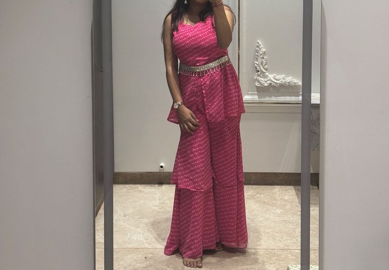 INDYA : Pink Ethnic Kurta Set