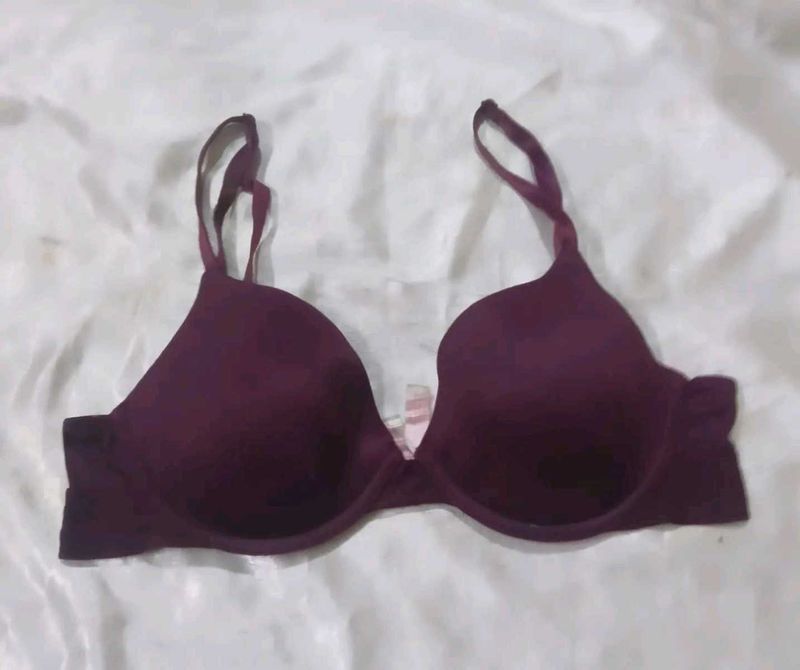 Victoria's Secret Burgundy Bra