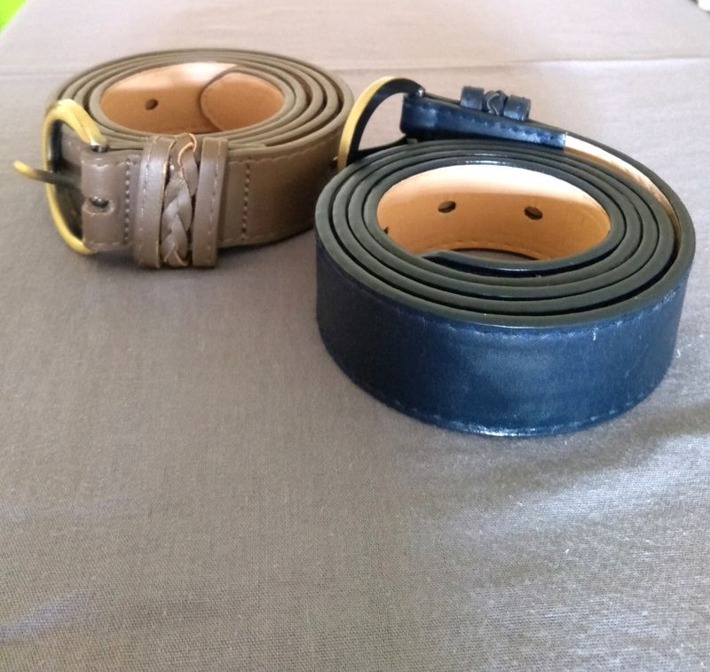 Unisex belts, 2 belt