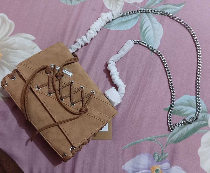 Steve Madden BRAMO-N Tan Handbag – NWT