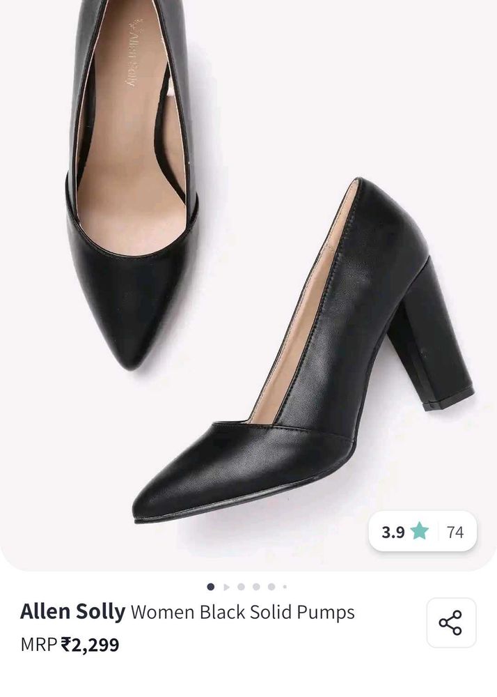 Allen Solly black pumps
