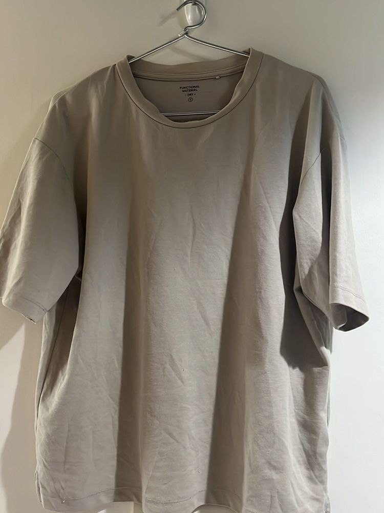 Oversized Beige T-Shirt