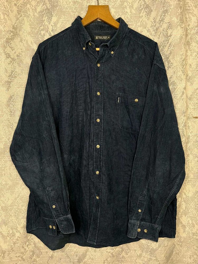 Basic House Corduroy Button-Down Shirt