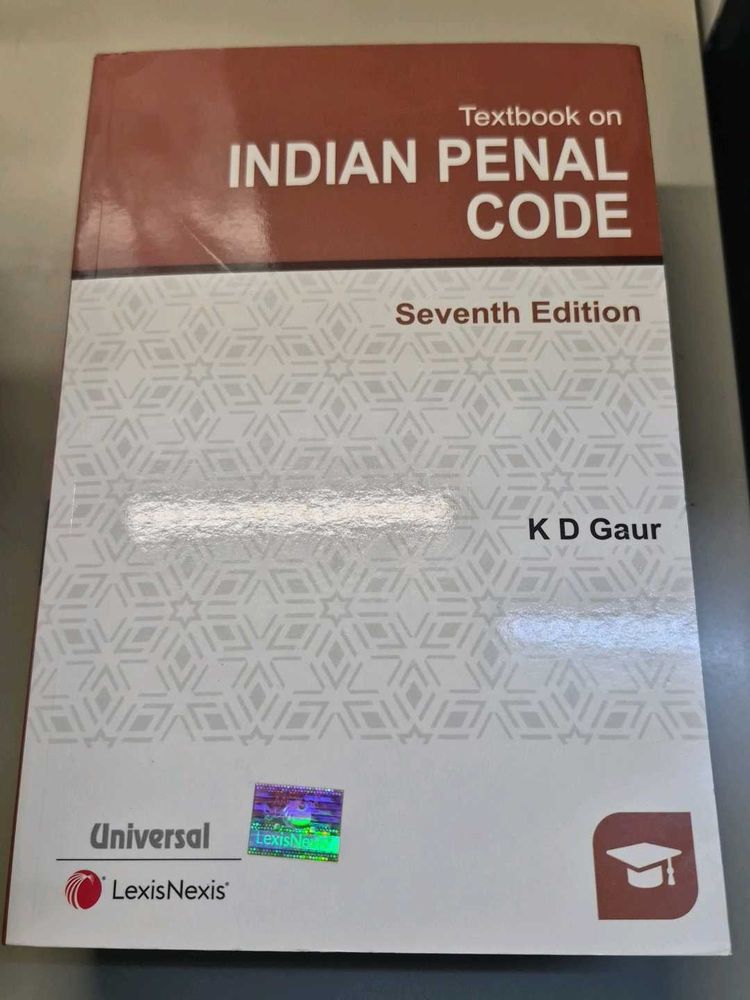 Indian Penal Code Textbook - K D Gaur